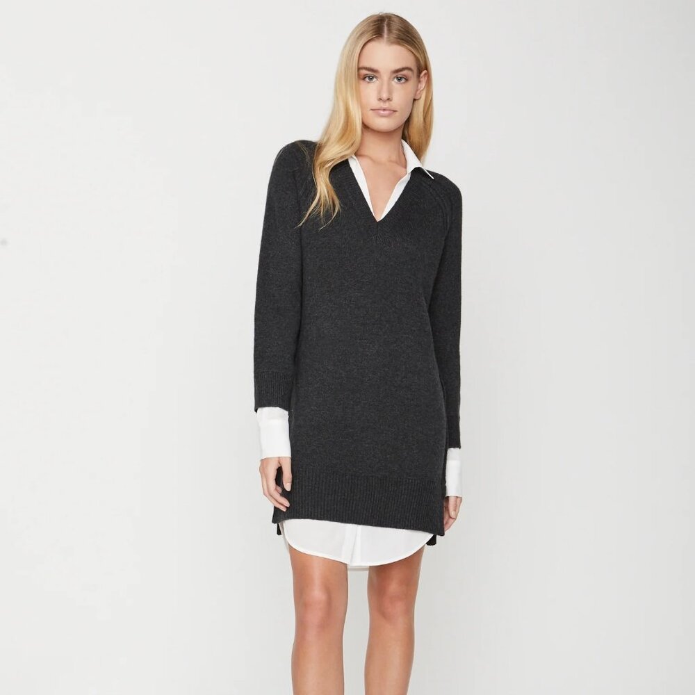 Brochu Walker Black Long Sleeve Dress